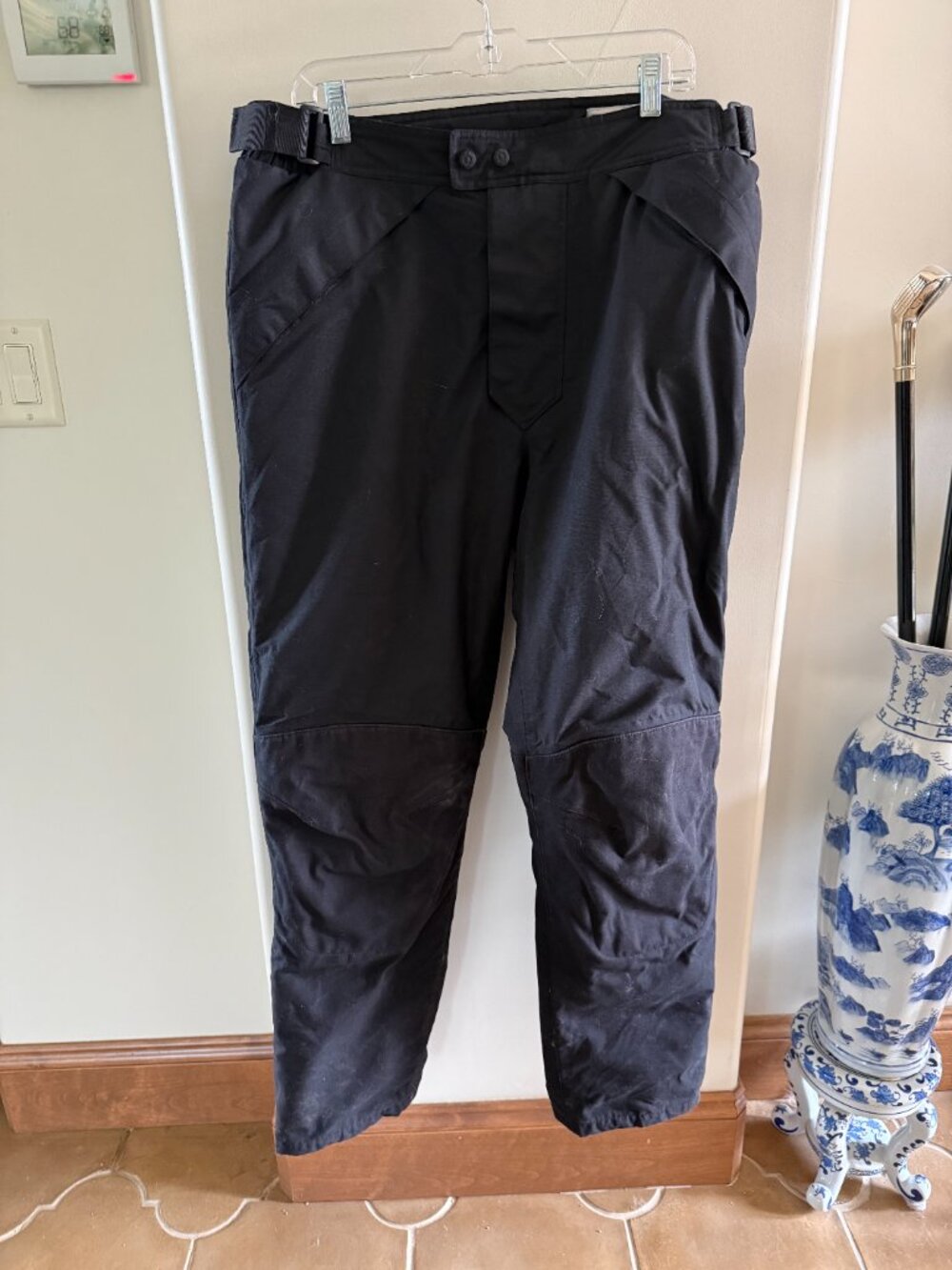 FirstGear Hypertex Motorcycle Pants Mens 38 Black With Zip Out Liner / Pockets